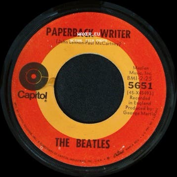 The Beatles - Paperback Writer / Rain, Verzenden, Gebruikt