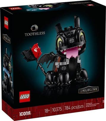 Lego Set - 10375 - Icons - Toothless, Nieuw