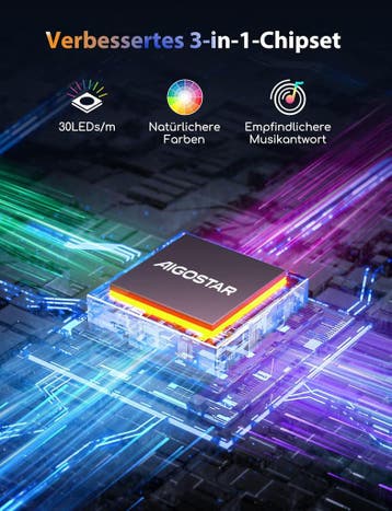 Led strip - Ledstrip - 5 meter - RGB - Aigostar, Verzenden, Zo goed als nieuw