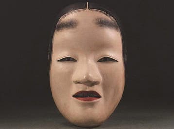 Noh masker - Hout