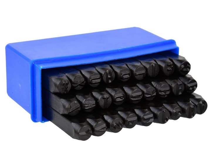 Slagletters 8mm - Gehele Alfabet - 27 Dlg - Slag Letters - G, Auto diversen, Autogereedschap, Nieuw, Ophalen of Verzenden