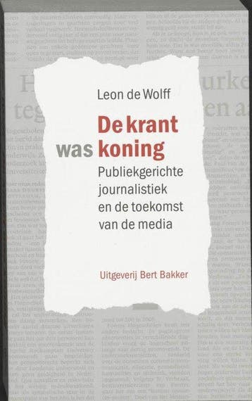 De Krant Was Koning, Ophalen of Verzenden, Nieuw