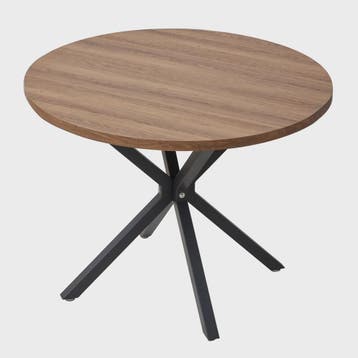 Nordic Ronde Eettafel Massief Hout 100cm - Stijlvol en Duurz, Huis en Inrichting, Verzenden, Nieuw