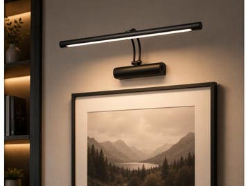 Veiling - 2 x LED Spiegel-/Schilderijlamp 8W – 4200K – Z, Nieuw