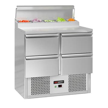 GGM Gastro | Saladette Mini ECO - 900x700mm - 4 lades - voor, Verzenden, Nieuw in verpakking