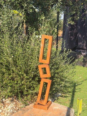 Ana Lucia B.M - Sculpture Corten - XL - No Reserve