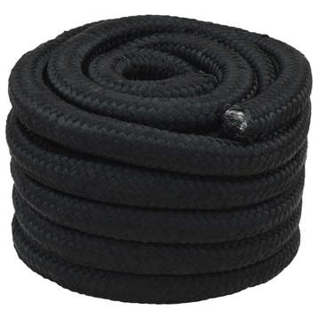 vidaXL Boottouw 6 mm 10 m Zwart, Verzenden, Nieuw