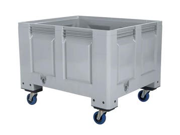 Verrijdbare BIG BOX palletbox - 1200 x 1000 x H 915 mm - 4, Ophalen of Verzenden, Nieuw