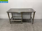 RVS Werktafel Tafel 150 x 70 x 90 cm Horeca, Ophalen of Verzenden, Gebruikt