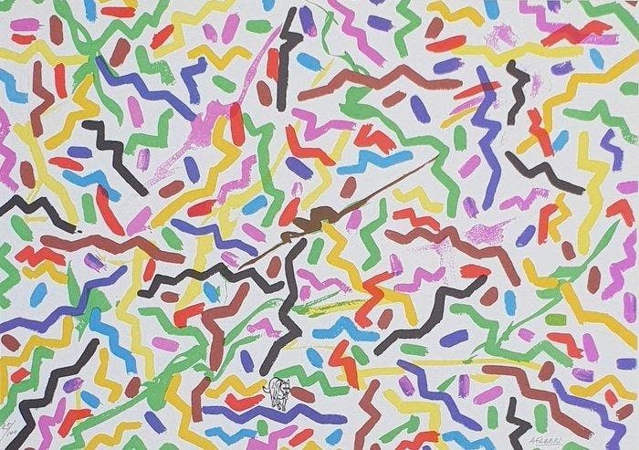 Agenore Fabbri (1911-1998) - Cane nel labirinto, Antiek en Kunst, Antiek | Overige Antiek