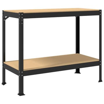Garage Werktafel met Planken | Laatste Stuk! 34% Korting, Doe-het-zelf en Verbouw, Ophalen of Verzenden, Zo goed als nieuw, 70 tot 120 cm