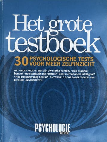 Het Grote Testboek  psychologie 8710857175272 Psychologie, Verzenden, Gelezen, Psychologie