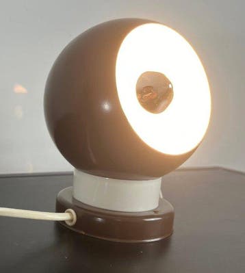 B.A. - Lamp - Metaal - Vintage bolvormige magnetische lamp