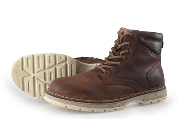 Nelson Veterboots in maat 41 Cognac, Overige kleuren, Verzenden, Boots, Zo goed als nieuw