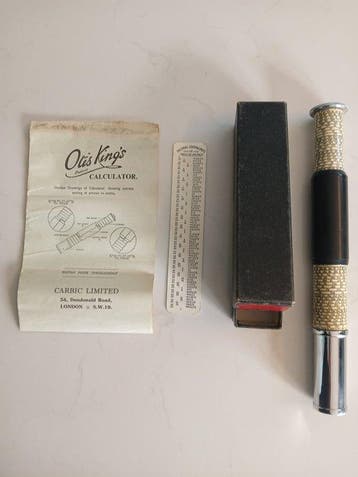Carbic Ltd - Otis King Calculator Model K - Rekenmachine -