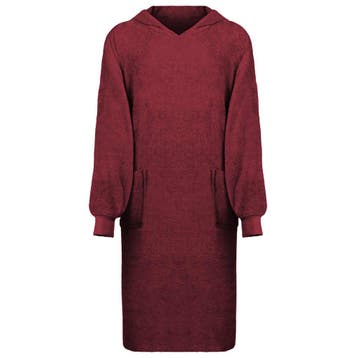 vidaXL Deken hoodie KINN Rood XL Katoen, Verzenden, Nieuw