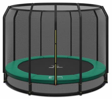 Ingraaf Trampoline Magic Circle Pro 305 cm Groen met, Ophalen of Verzenden, Nieuw