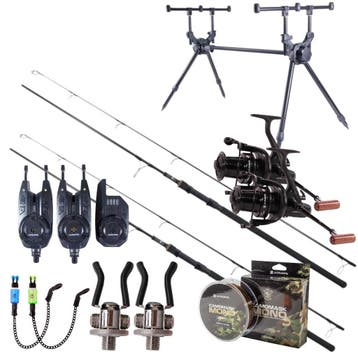 Ultimate Bionic High End Carp Set 12ft Extender EVA Handvat, Verzenden, Nieuw