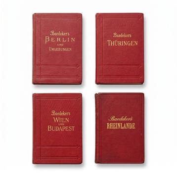 Baedeker - Collection of 4 travel guides [Berlin / Wien &