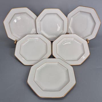 Eetservies - Gallo Leonardo 3001 Porzellan Teller – 6er Set