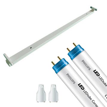 LED TL Armatuur met T8 Buis - Aigi Dybolo - 120cm Dubbel -, Ophalen of Verzenden, Nieuw