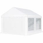 Classic Plus Party-tent PVC 3x3x2 mtr in Wit (3x3 meter), Verzenden, Nieuw