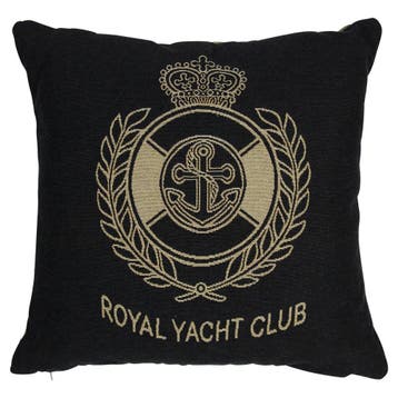 gobelin kussen antraciet royal yacht club 45x45cm*, Verzenden, Nieuw