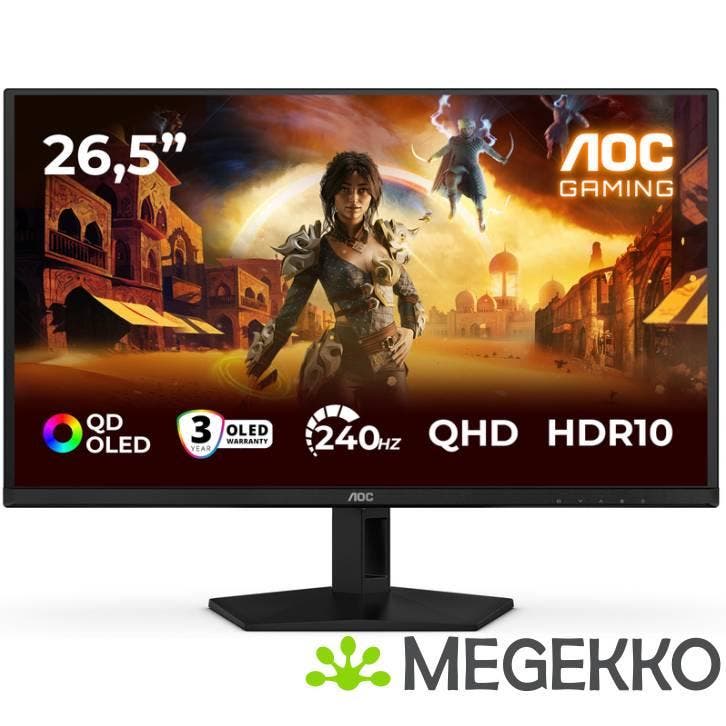 AOC Q27G41ZDF 27  Quad HD 240Hz OLED Monitor, Computers en Software, Monitoren, Nieuw, Verzenden