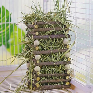 Houten Hooiruif voor Konijnen en Kleine Huisdieren - Veelzij, Verzenden, Nieuw