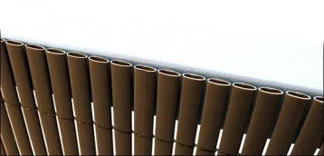 Flexibele tuinscherm Hidden balkonscherm PVC 90x300 cm bruin, Verzenden, Nieuw