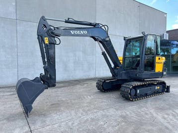 Veiling: Midigraafmachine Volvo EC60C Diesel 2013, Ophalen, Graafmachine