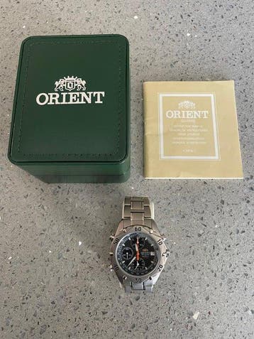 Orient - Chronograph Titanium Alarm - Zonder minimumprijs -, Nieuw