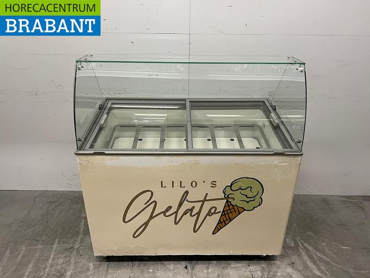 Verrijdbare Combisteel Java Schepijsvitrine 8 bakken 230V, Zakelijke goederen, Horeca | Keukenapparatuur, Gebruikt, Ophalen of Verzenden