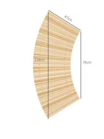 Houten Oprolbaar Tuinpad 120 cm – Grenen &amp; Weerbestendig, Verzenden, Nieuw