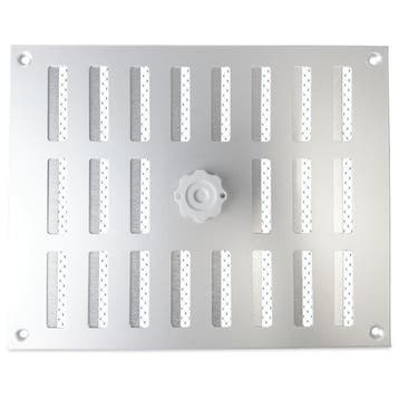 Aluminium afsluitbaar schuifrooster opbouw 245 x 195mm - ALU, Verzenden, Nieuw