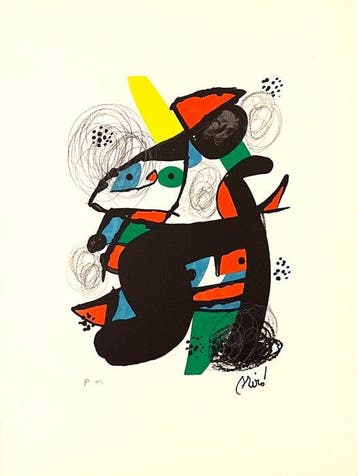 Joan Miro (1893-1983) - La mélodie acide 11