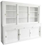 Buffetkast design wit Enschede 220cm, Huis en Inrichting, Kasten | Buffetkasten, Ophalen of Verzenden, Nieuw