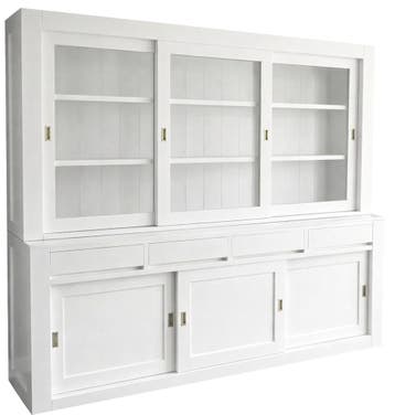Buffetkast design wit Enschede 220cm, Ophalen of Verzenden, Nieuw