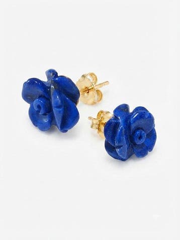 Lapis lazuli - Zilver - Oorbellen