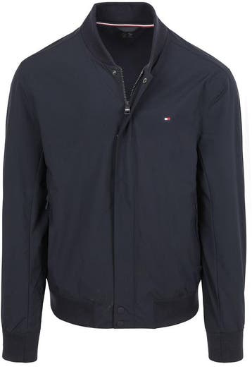 Tommy Hilfiger Jas Tech Bomber Navy maat M Heren, Kleding | Heren, Tommy Hilfiger, Nieuw, Verzenden, Maat 48/50 (M)