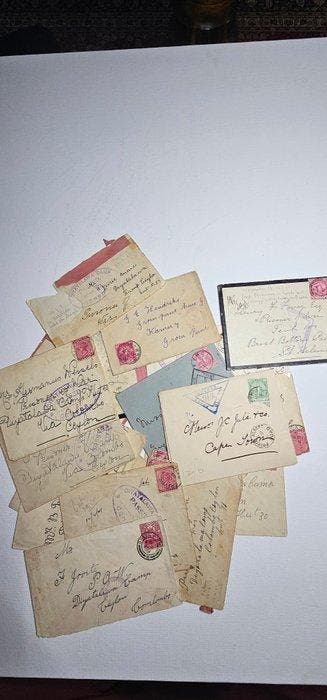 Poststempel - Anglo-Boerenoorlog 1901 - 20 POW & Censored, Gestempeld