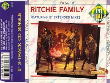 The Ritchie Family - The Best Disco In Town / Brazil / Ameri, Ophalen of Verzenden, Gebruikt