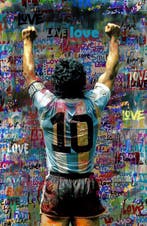 Canvas Fit - Alberto Ricardo - Diego Maradona – Amor eterno, Nieuw