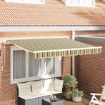 vidaXL Vervangingsdoek voor zonnescherm Groen en geel 280 x, Verzenden, Nieuw