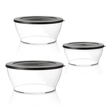 Tupperware Clear Kommen Set Groot, Huis en Inrichting, Keuken | Tupperware, Ophalen of Verzenden, Nieuw