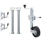 vidaXL Neuswiel met 2 staanders en 3 spanklemmen 60 mm, Verzenden, Nieuw