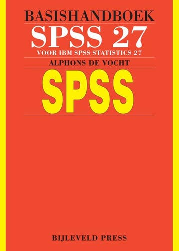 9789055482771 Basishandboek SPSS 27 | Tweedehands, Verzenden, Zo goed als nieuw, Alphons de Vocht