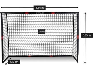 Dunlop Voetbaldoel - Voetbal Goal 300 x 200 x 120 cm -, Verzenden, Zo goed als nieuw