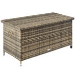 Wicker opbergbox Kiruna met kunststof gaas, 120x55x61,5cm, 2, Verzenden, Nieuw