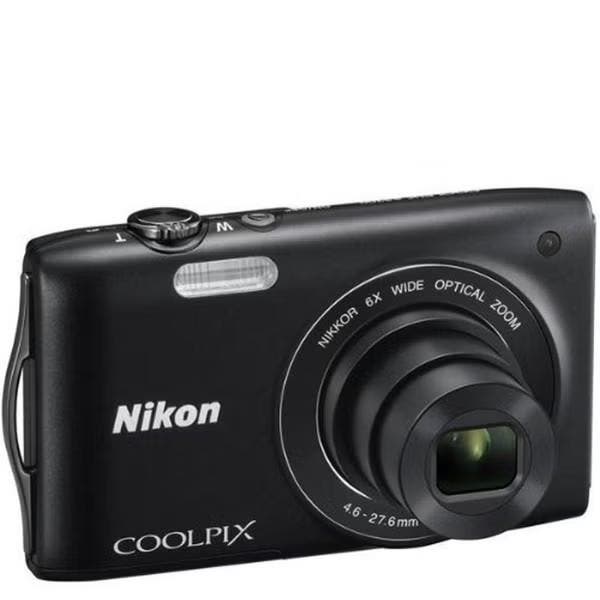 Nikon Coolpix S3200 Digitale Compact Camera - Zwart, Audio, Tv en Foto, Fotocamera's Digitaal, Zo goed als nieuw, Verzenden